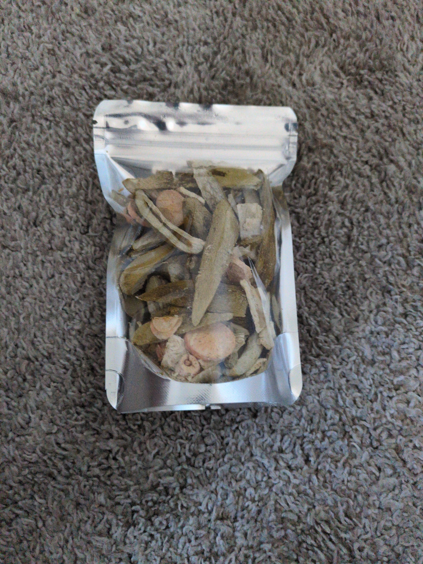 Freeze dried sliced jalapenos and carrots